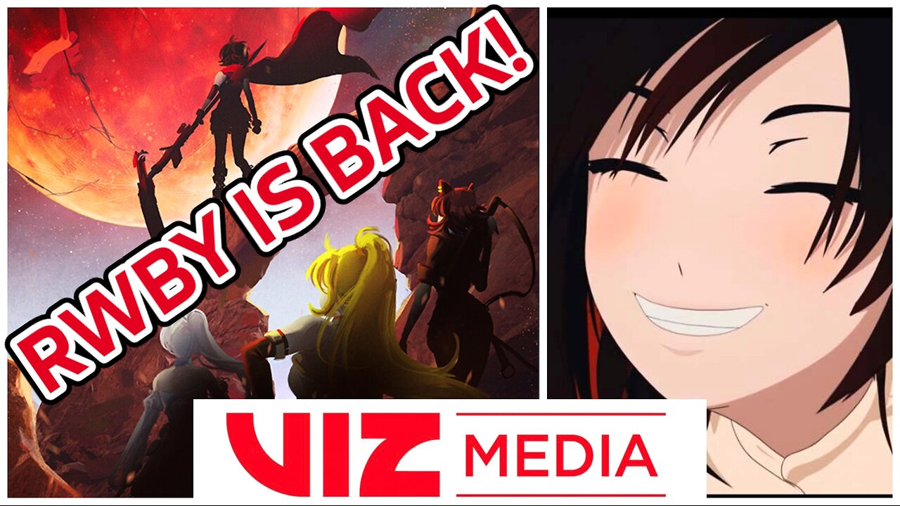 RWBY is BACK 🌹❄️🐈‍⬛🐝 Acquired by VIZ Media! CRWBY Reactions, Announcement Video! Volume 10 is Coming