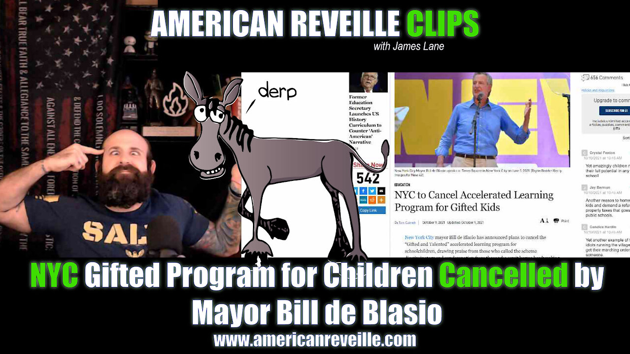 NYC Gifted Program for Children Cancelled by Mayor Bill de Blasio