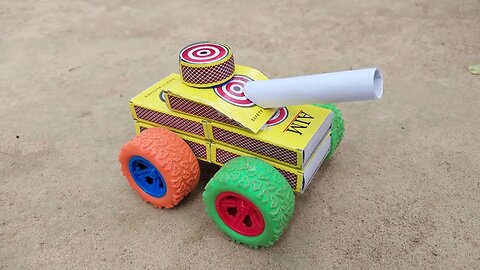 How to Make a War Military Tank at Home | Matchbox Military Tank |
