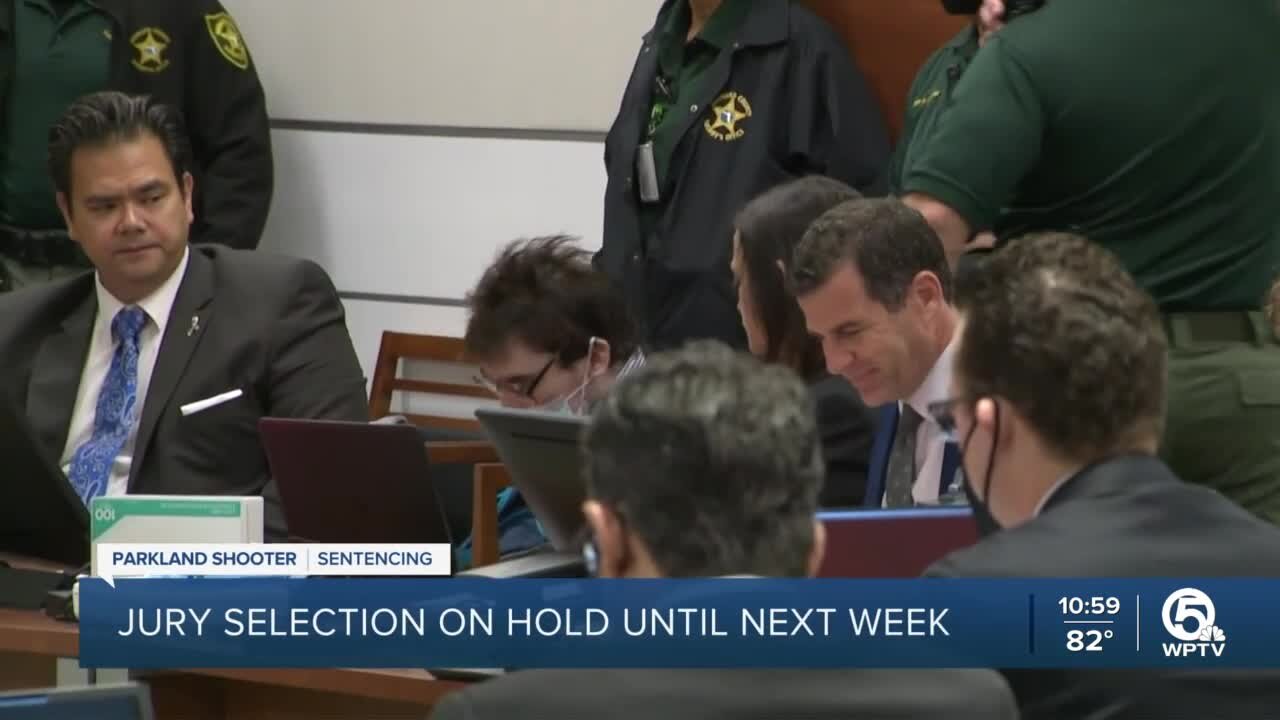 Jury selection delayed again in Nikolas Cruz case