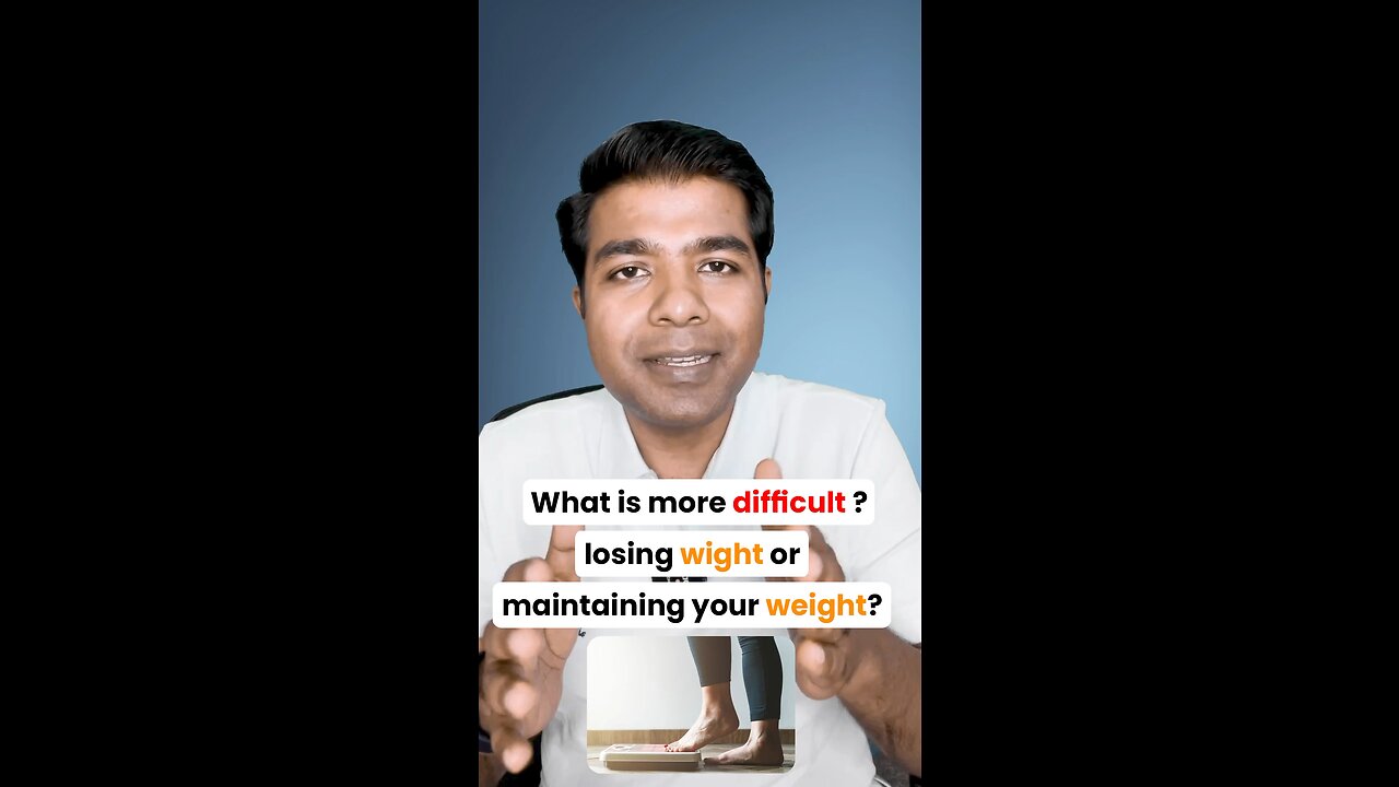 Losing weight or maintaining ? What is more difficult