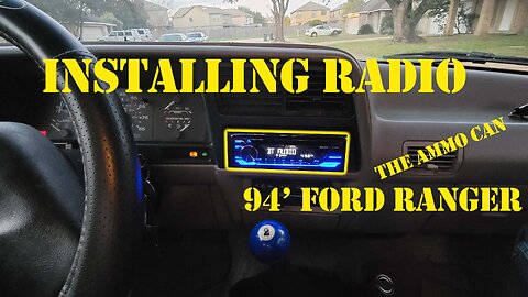 Installing Radio in 94 Ford Ranger