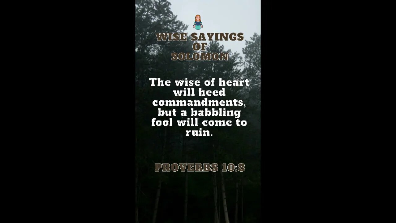 Proverbs 10:8 | Wise Sayings of Solomon