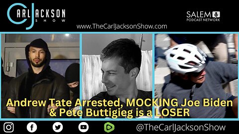 Andrew Tate Arrested, MOCKING Joe Biden & Pete Buttigieg is a LOSER