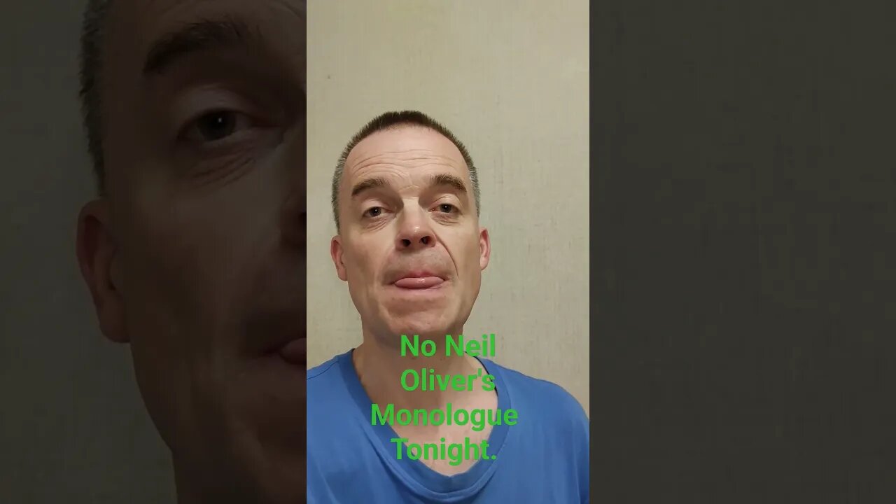 No Neil Oliver's Monologue Tonight, (7th October)