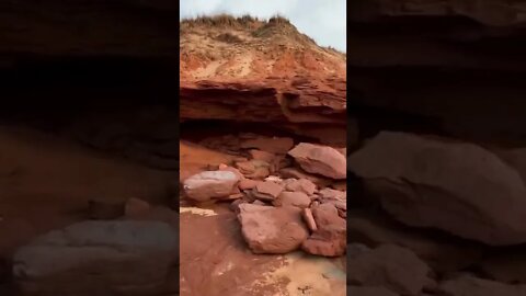 The red cliffs of Prince Edward Island