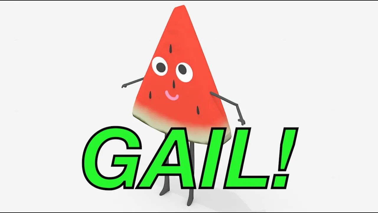 Happy Birthday GAIL! - WATERMELON Birthday Song