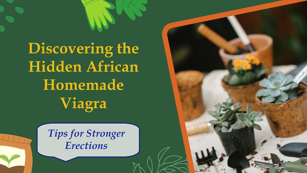 Discovering the Hidden African Homemade Viagra: Tips for Stronger Erections