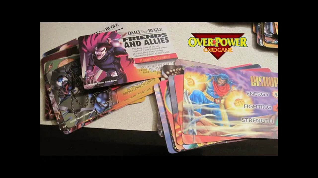 Marvel 2099 Overpower Cards