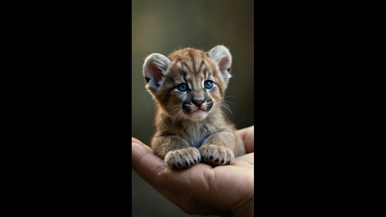 A Day in the Life of an Adorable Baby Cougar