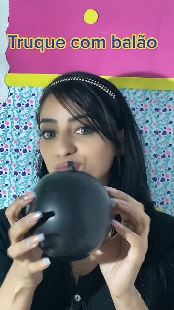 Mais um truque , dessa vez com balão flutuando