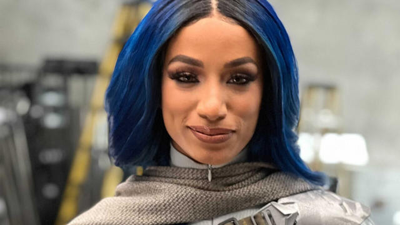 Behind the scenes of Sasha Banks’ College Football National Championship intro on ESPN @WWE