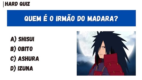 QUIZ DE NARUTO 💥 10 PERGUNTAS QUE VÃO TESTAR SEUS CONHECIMENTOS SOBRE NARUTO