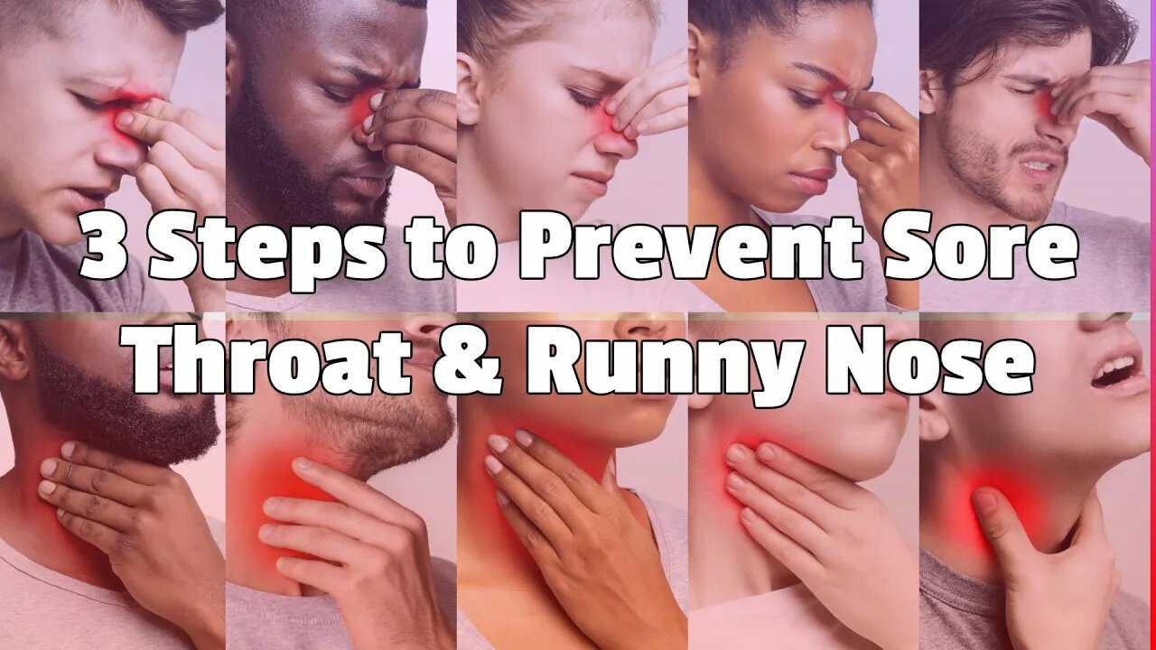 3 Steps to Create a Life Free of Runny Noses and Sore Throats - How to Remove Mucus from Throat