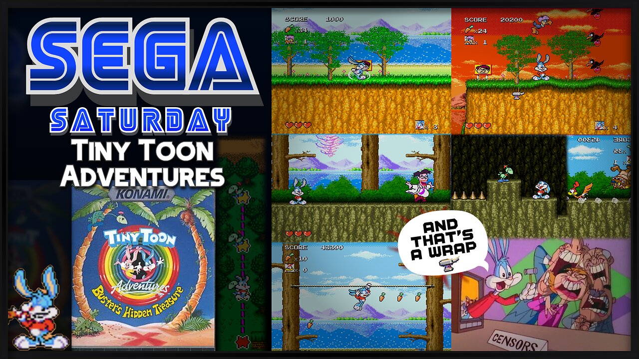 SEGA Saturday - Tiny Toon Adventures - Buster’s Hidden Treasure (Playthrough)