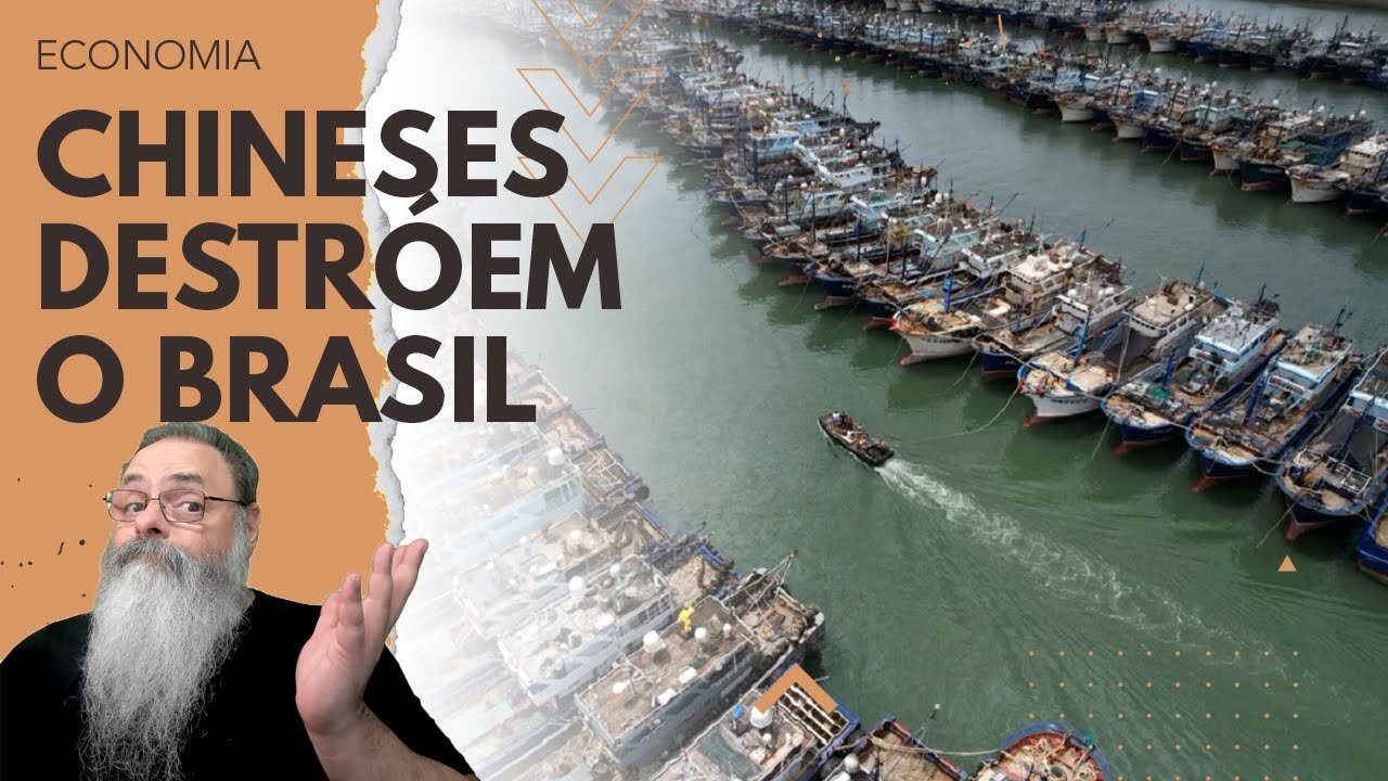 BARCOS CHINESES chegam à REGIÃO do AMAZONAS com seus MILHARES de BARCOS predando CARDUMES até o FIM