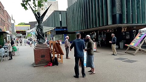 Christian packs his bag and runs away. Bible contradiction!