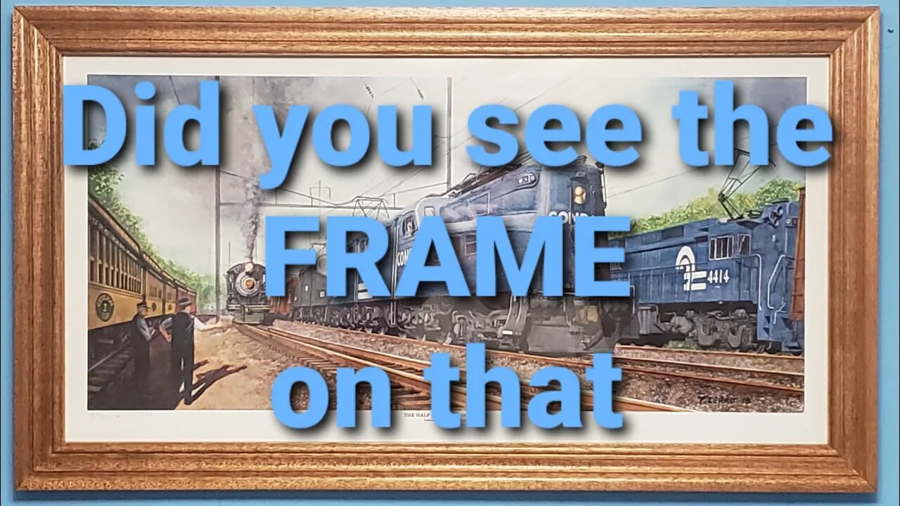 Rail art and picture frame mail call from Jerry Sateriale