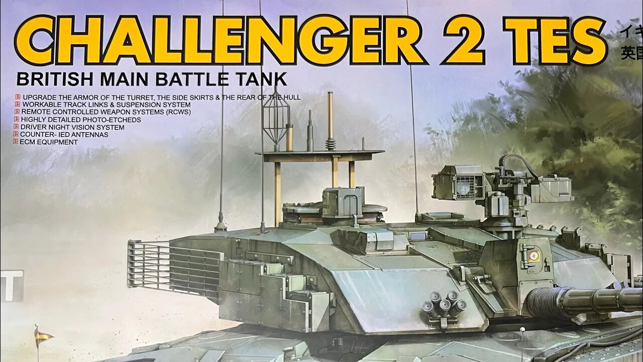 Challenger 2 TES 1/35 scale: Turret completion