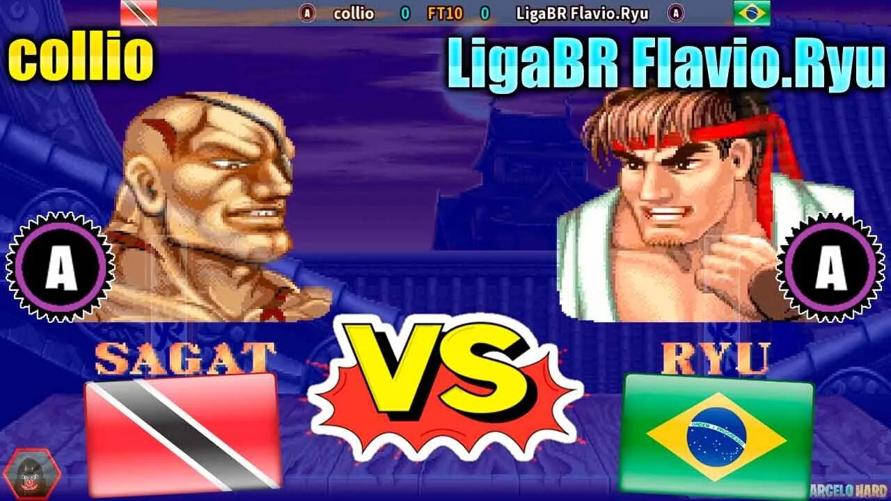 Street Fighter II': Champion Edition (collio Vs. LigaBR Flavio.Ryu) [Trinidad and Tobago Vs. Brazil]