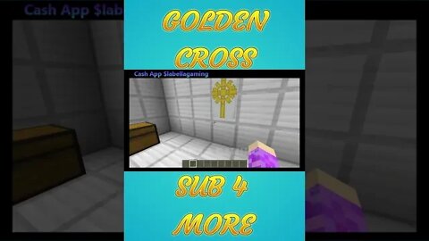 Minecraft: Golden Cross Banner