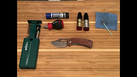 Kizer Urban Bowie Pocket Knife Disassemble Cleaning Lubing and Reassembly