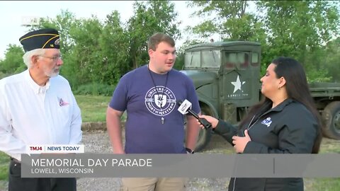 Live at 5:30: Memorial Day parade in Lowell, Wisconsin