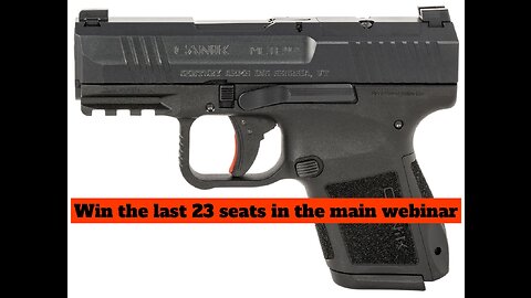 CANIK METE MC9 9MM 3.18" 15RD, BLACK MINI #2 for the last 23 seats in the main webinar