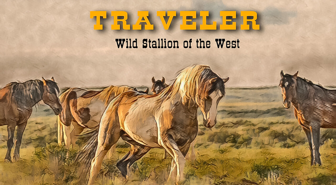 Traveler Wild Stallion of the West Children's Book by Karen King