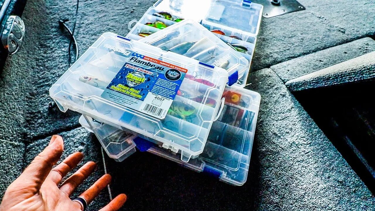 Bass Boat Organization and Tackle Storage