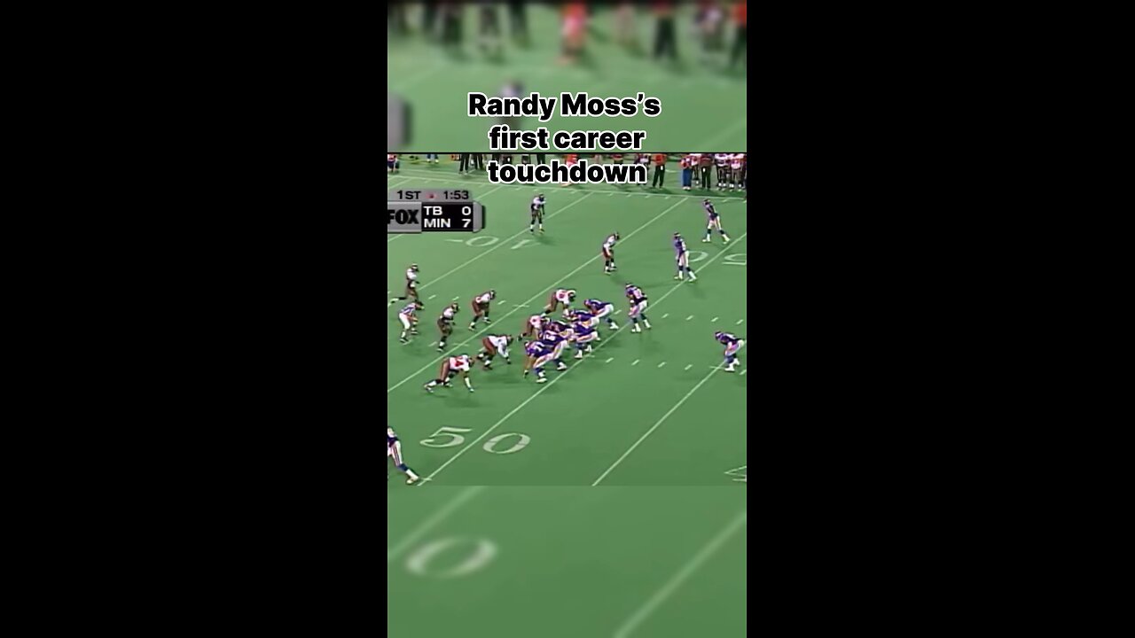 Randy Moss’s first and last career touchdown