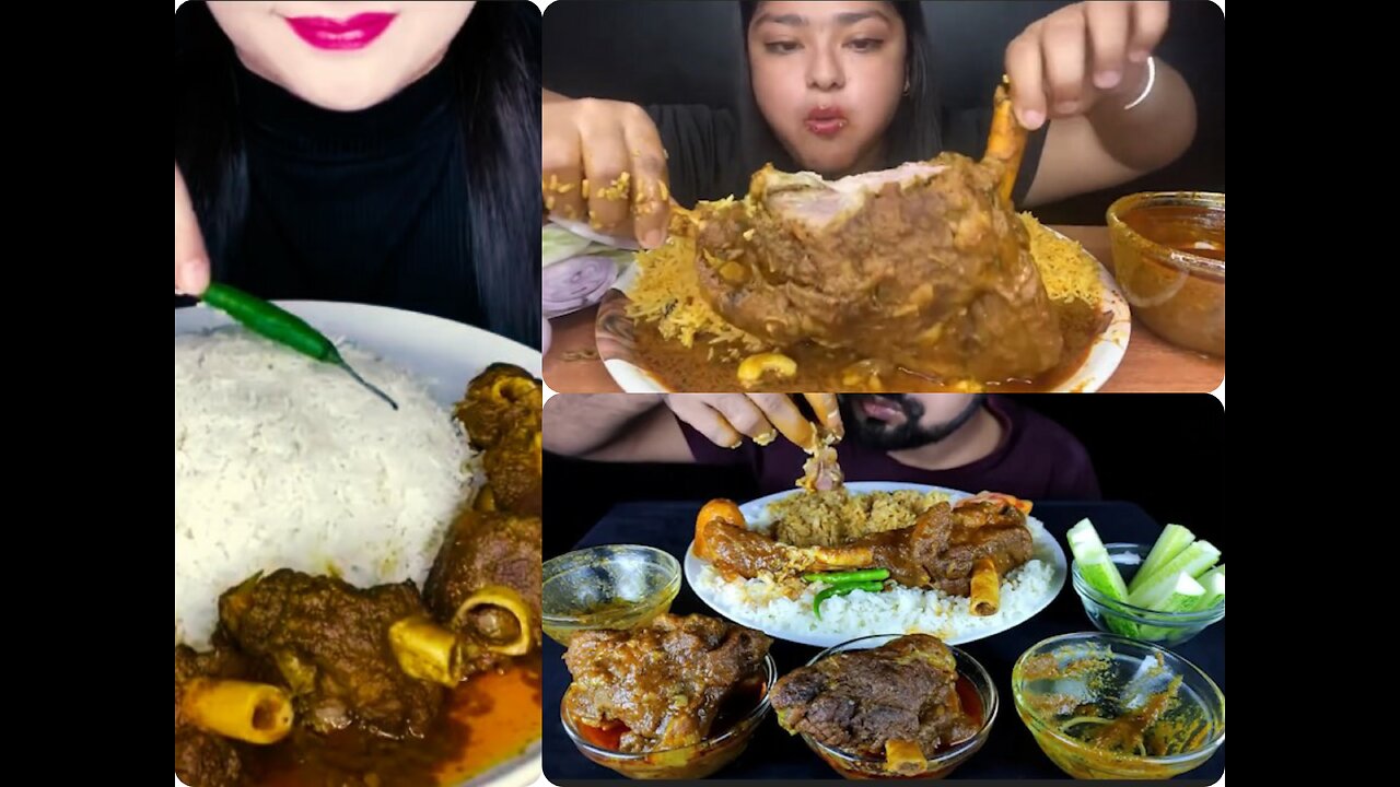 Famous ASMR Eating Mutton only || Eating Show || Indian ASMR #eatingshow #asmrmukbang