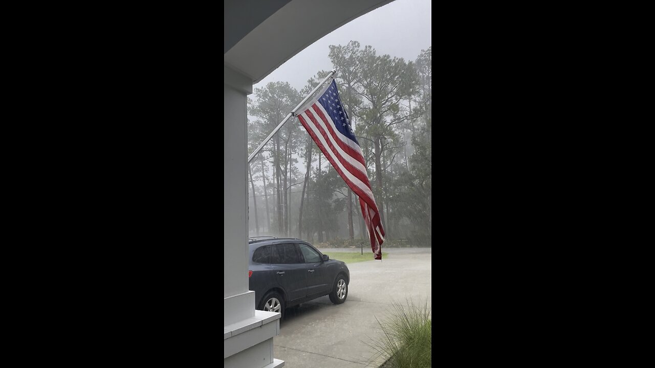 Light Summer Shower in St Augustine