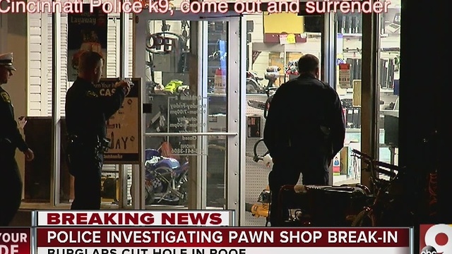 Police investigating pawn shop break-in