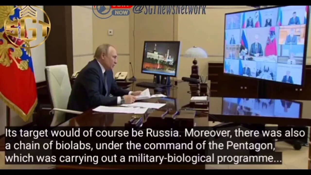 Vladimir Putin: Nuclear weapons and Pentagon's involvement in chain of biolabs in Ukraine.