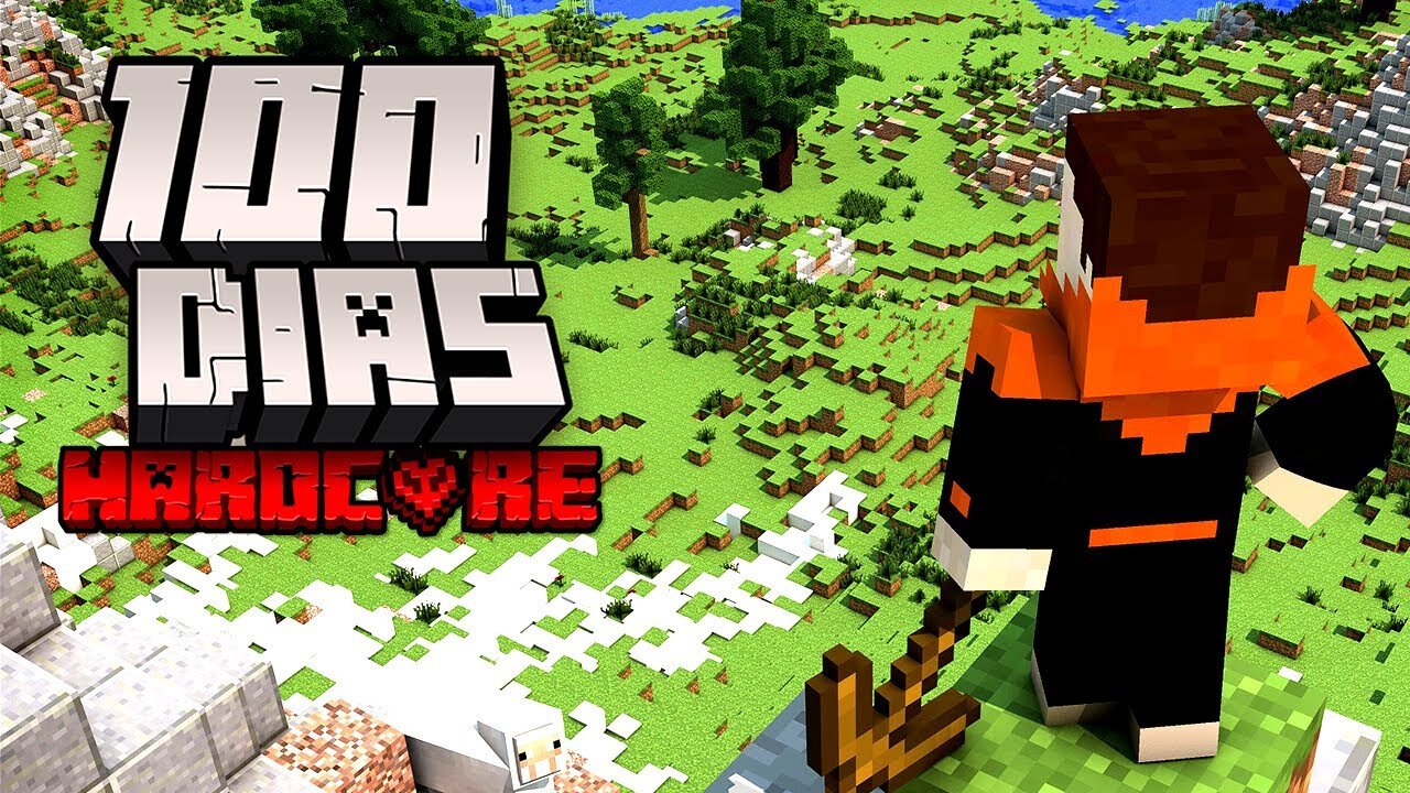 SOBREVIVI 100 DIAS NO MINECRAFT HARDCORE - O FILME