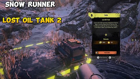 Snow Runner Lost Oil Tank