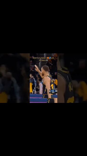 Stephen Curry splash 3! and the Dance Celebration