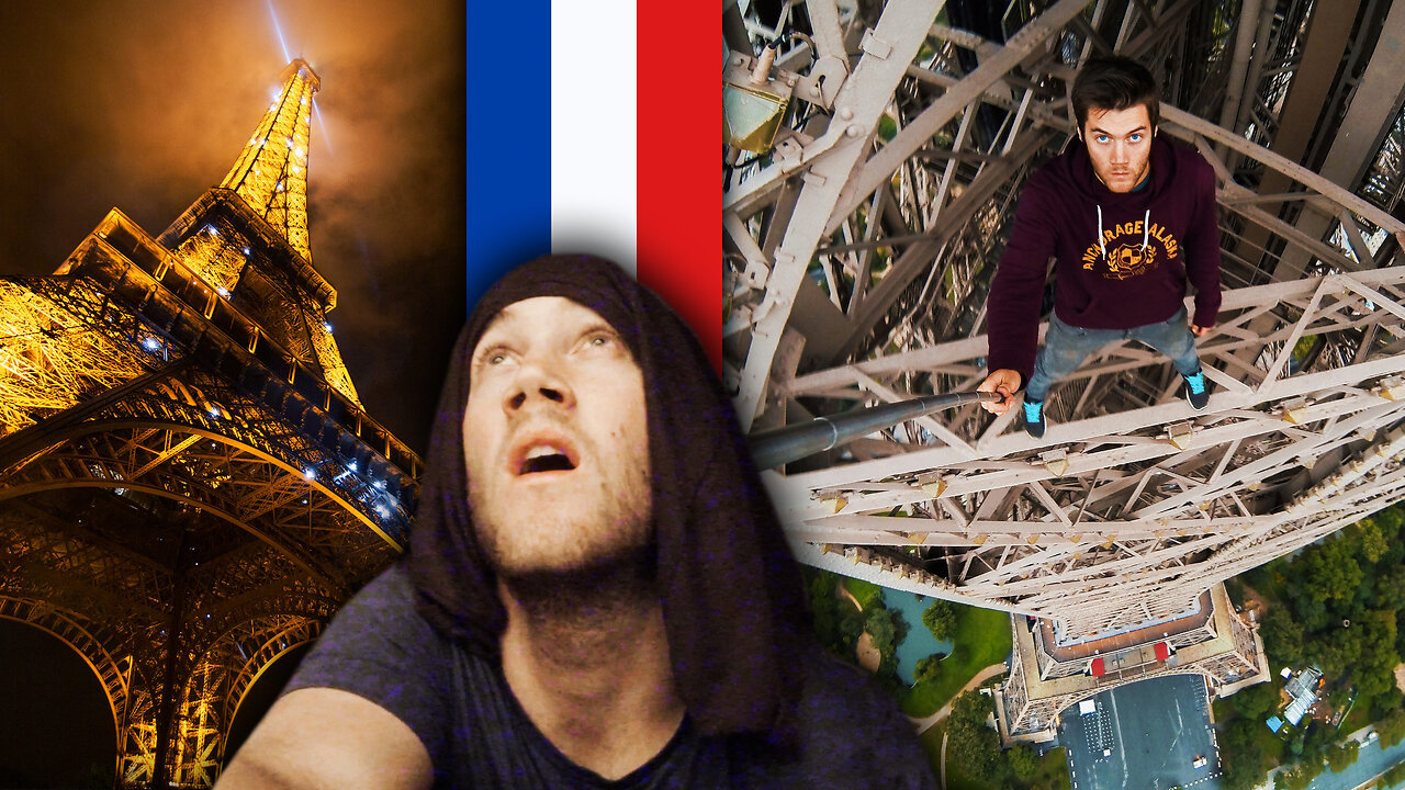 Climbing the Eiffel Tower in Paris - ARRESTED