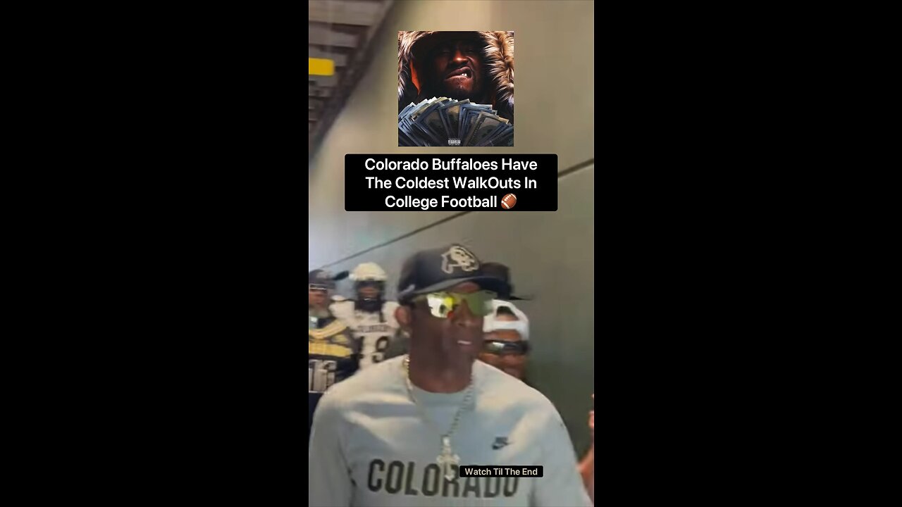Colorado buffaloes have the coldest entrance in college football