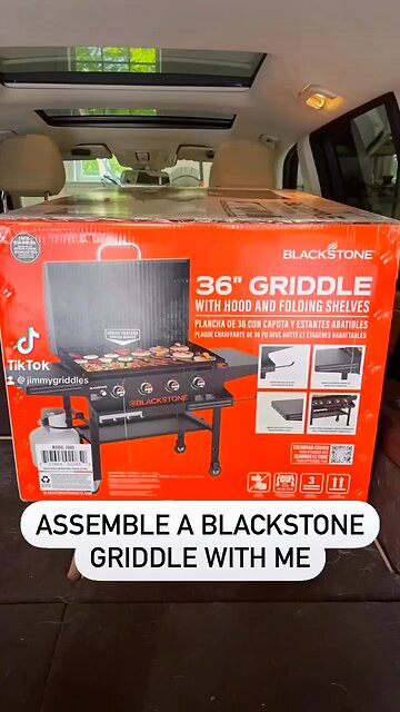 Assembling my 36 inch Blackstone Griddle