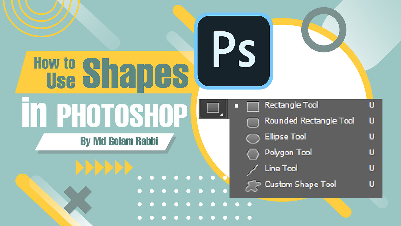 How to use Photoshop Basic Shape