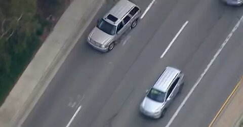 Car chase. Caught on air copter