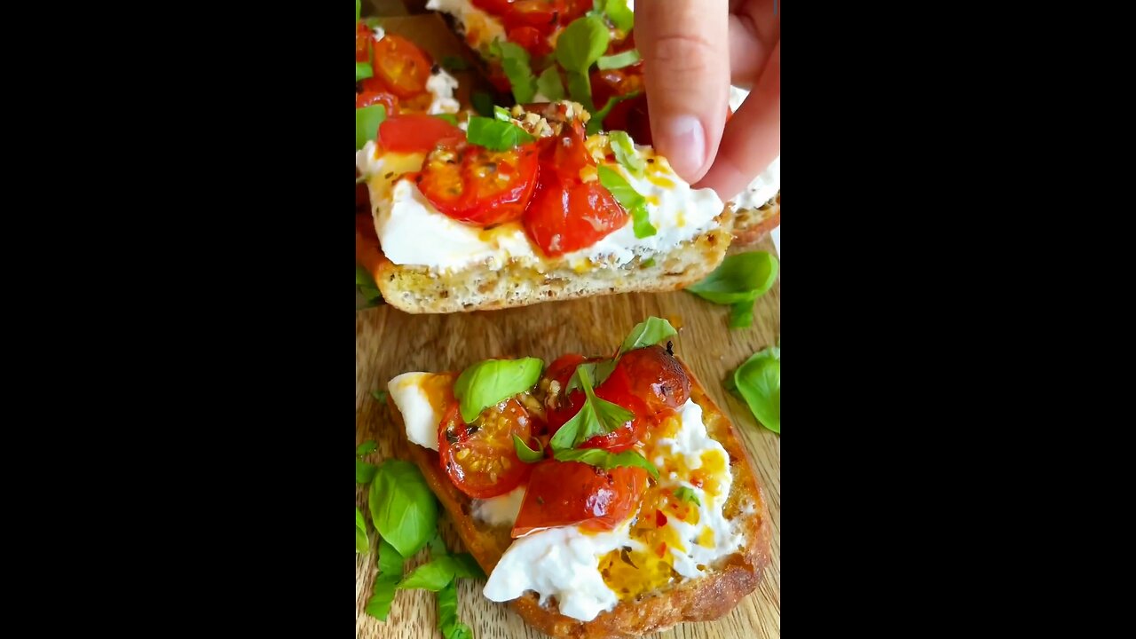 Bruschetta with tomatoes