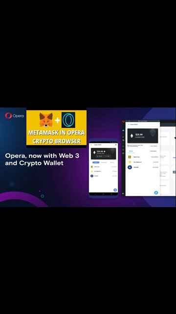 Opera Crypto Browser Integrates MetaMask | Crypto Mash News | Opera Integrates MetaMask #shorts #cmc