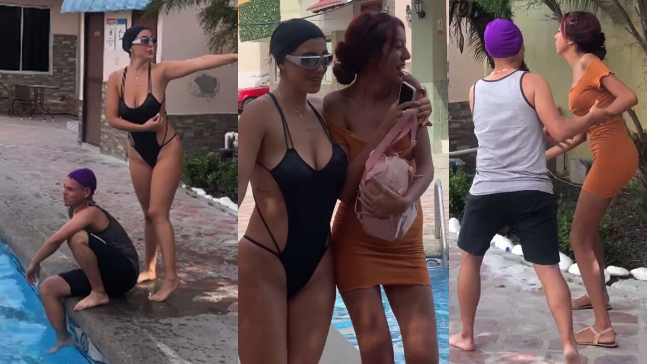 Swimming coach makes toxica bother 🥰👉