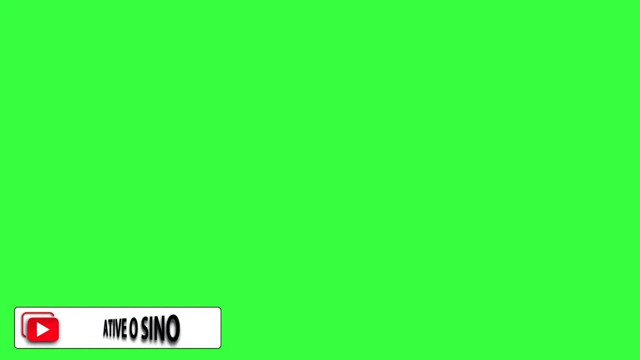 Chroma key botão inscreva-se green screen