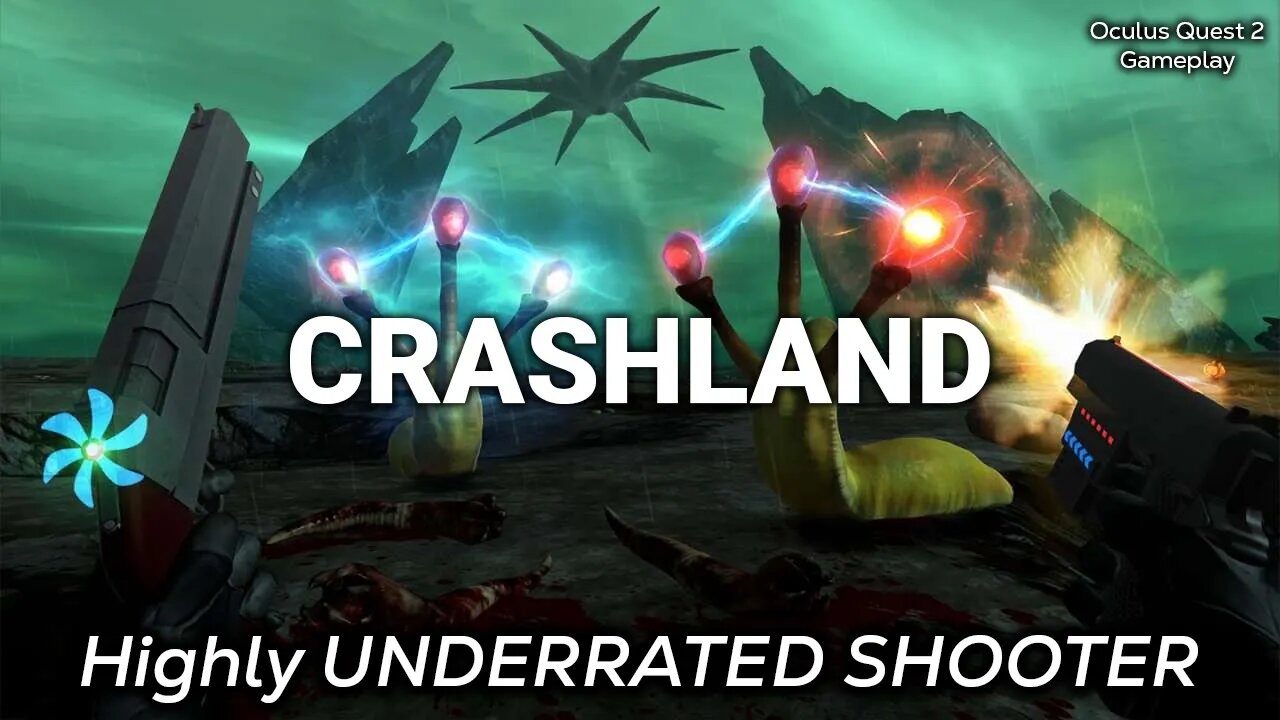 CRASHLANDS VR! Highly UNDERRATED! Gameplay video and Demo of my fear of Spiders!!