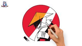 How To Draw Anime Samurai Tutorial - DIY Easy Sketches