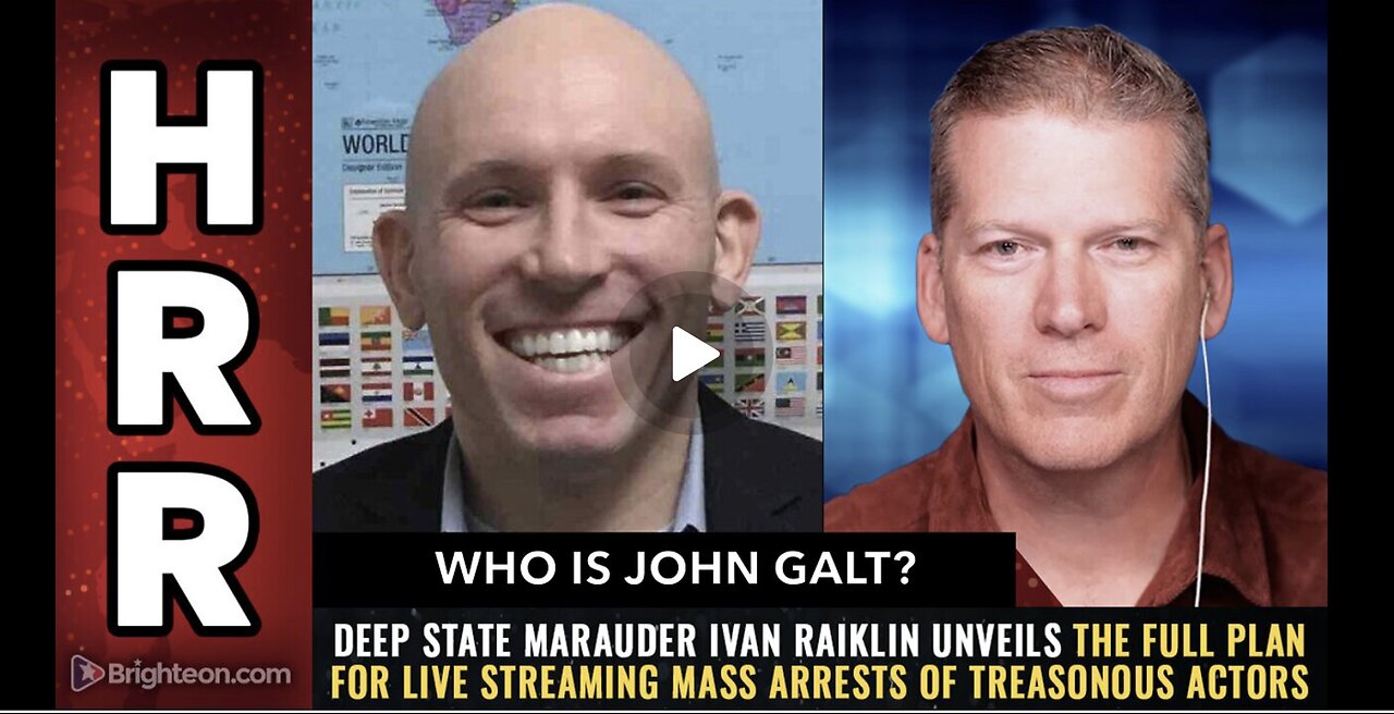 HRR-Deep State Marauder Ivan Raiklin unveils the full plan for live streaming MASS ARRESTS...JGANON